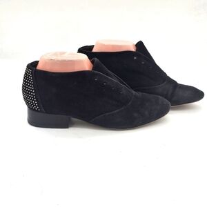 Rebecca Minkoff Suede Studded Ankle Booties | Black | Women’s Size 8.5